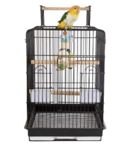 Rainforest Cages Santa Monica Parrot Cage - Black